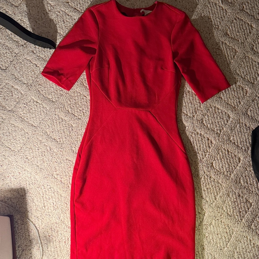 Elegant Red Women's Dress
